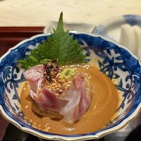 銀座うち山 - 真鯛 胡麻だれ（名物鯛茶漬け）