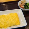 히로시마 후쿠로마치 식당 - ①法蓮草お浸し(税込115円)②厚焼き玉子焼(税込240円)
                お会計は355円也
                モーニング代わりに軽めのおかずを選択、安定した水準の厚焼き玉子焼、醤油との相性が良いですね