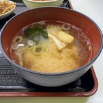 九十九里ファーム たまご屋さんコッコ - 味噌汁  食べ放題ではないので1杯のみ！