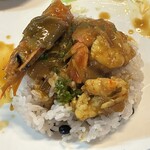 炭火焼き居酒屋 だいちゃん - エビカレーはこんな感じ