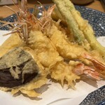 天ぷら 日本料理 あら川 - 天ぷら盛合せ