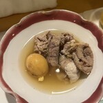 旬菜・賀雅 - 「玉ひもありますか？」と聞いたらら、「実はあるんですよ」と出していただきましたw