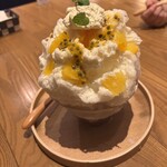 氷匠よこ田 - オレンジ＆パッションフルーツヨーグルト氷]