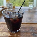seaside cafe ソラトキ - ランチのアイスコーヒー