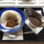 おらいの滝観洞 - 料理写真:ありすポークの滝流しカレー（税込850円）
