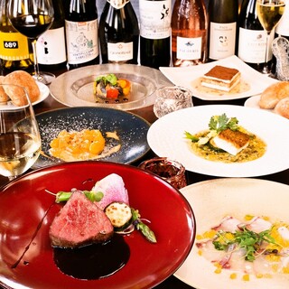 【本格的なイタリアン＆フレンチ】ゴージャスに！