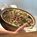 立呑み とだか - 鴨と燻製キノコの炊き込みご飯
      2025年8月28日