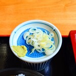 やぶ善 - 蕎麦と同じ薬味で"中華麺"をいただきます。
