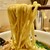 麺処 秋もと - 料理写真:「麺」
          もちもちの中太麺。
          
          スープに浮かぶ脂を纏い、喉越しもツルツルととても美味しい。