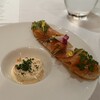フランス料理 アジュール(ヨコハマ グランド インターコンチネンタル ホテル) - タラバガニのタルタルと自家製スモークサーモンのテリーヌ
