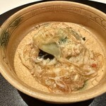 TOMONO - 【 野菜 】毛蟹とフカヒレのソース