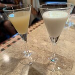 イタリアンレストラン ルッチコーレ - りんごジュース　牛乳