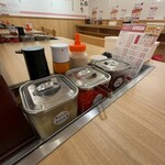 博多ラーメン専門店 幸ちゃんラーメン - ニンニク、しょうが、辛味