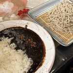味守のぶ - 料理写真:カレー定食もり蕎麦1200円