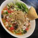 麺屋 伍利羅 - たっぷりの野菜