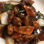 長城飯店 - E.黒酢スブタ 770円