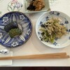あそび割烹 さん葉か - 前菜　漬物　干瓢ヒジキ　野菜ジャコ和え
