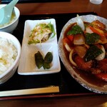 かどや飯店 - 酢豚セット