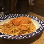 nico+ - 渡り蟹のトマトクリームパスタ