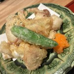 対馬のどぐろとイカ活き造り 博多 魚蔵 - 