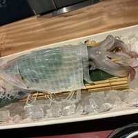 対馬のどぐろとイカ活き造り 博多 魚蔵 都ホテル店 - 