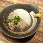 SATOブリアン七番 - 前菜(ヒレ肉と大根の煮物)
