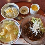 中華菜館　福寿林 - 麺類+丼セット❗️
            ジャージャー麺+海老マヨ丼