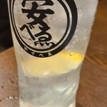 Nikudofu to Lemon Sour Taishu Shokudo Yasubee Asti Mishima Sausu Ten - 