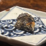 鮨 三心 - 鱧皮炙り