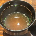 鮨 三心 - 赤出し