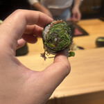 鮨 三心 - ハーブ巻き