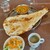 ナマステプジャ - 料理写真:ビジネスランチ(日替わりカレー、ナンorライス、サラダ、スープ、ドリンクつき)