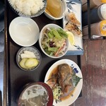 居酒屋 姫咲丸 - 甘鯛松笠焼き、赤カレイ煮定食