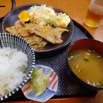 ミートピア - 豚生姜焼定食　　1,300円