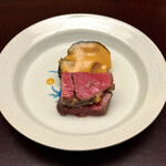 徳ㇵ本也 - ・丹波牛 フィレの味噌漬け炭焼きとイチジク田楽