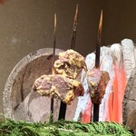 徳ㇵ本也 - ・丹波牛 フィレの味噌漬け炭焼き