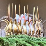 徳ㇵ本也 - ・京丹後市産 ハタハタの炭焼き