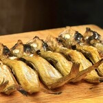 徳ㇵ本也 - ・京丹後市産 ハタハタの炭焼き