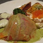 ゴメンネJIRO - 前菜盛り合わせ 頼んだ料理は外してくれてる。