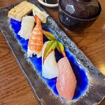 和の食 鮨 やまむら - すし（4カン）とみそ汁