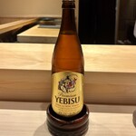 鮨 田中 - エビスビール