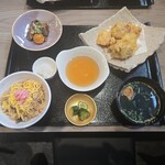 丸亀骨付鳥一丁 - とり天定食(*‘ω‘ *)