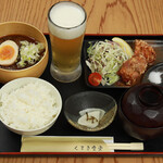 くまき食堂 - 夜定食牛すじ