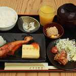 くまき食堂 - 炭焼き銀鮭ランチ・～だし巻き・いくら添え～