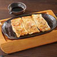 四万十せりと黒豚の棒餃子　香味味噌だれ