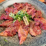 焼肉特急PREMIUM - 料理写真:ハラミ２００ｇだぜ！