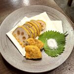 ささ  - 揚げたてからし蓮根