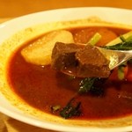 丸木舟 - スープカレー 山の幸は鹿肉がたっぷり入ってます！！