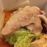 金田中 草 - 豚バラ重ね蒸し　白菜　白滝　掛けポン酢