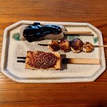 田楽あぶでん - ◎◎素材に合わせ三種類の田楽みそが味わえます